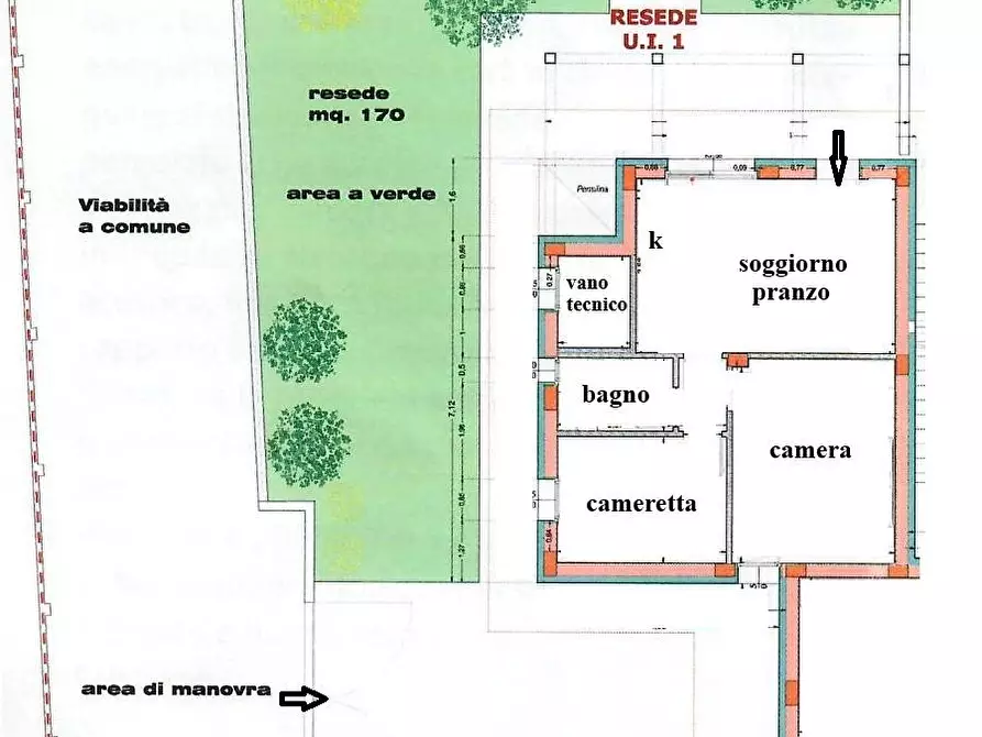 appartamento in vendita ad Empoli in zona Pontorme