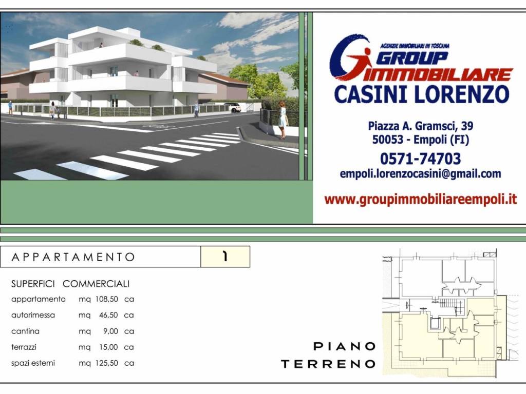 appartamento in vendita ad Empoli
