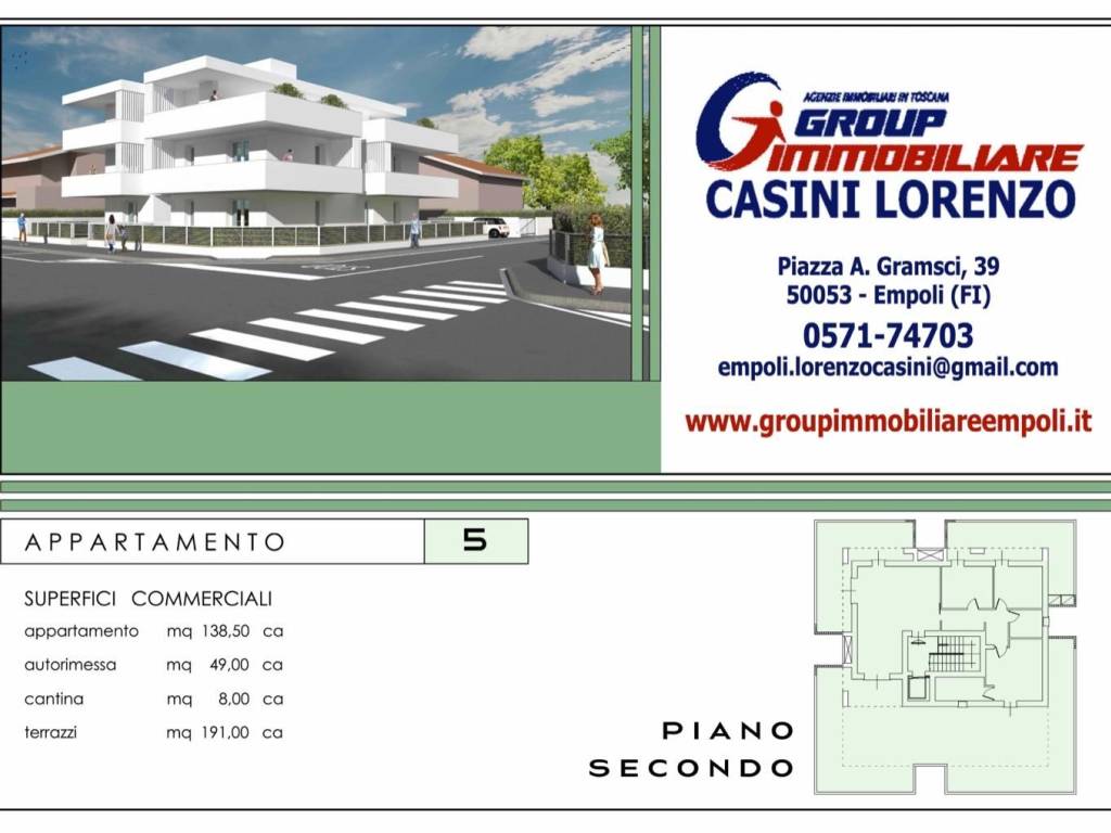 appartamento in vendita ad Empoli