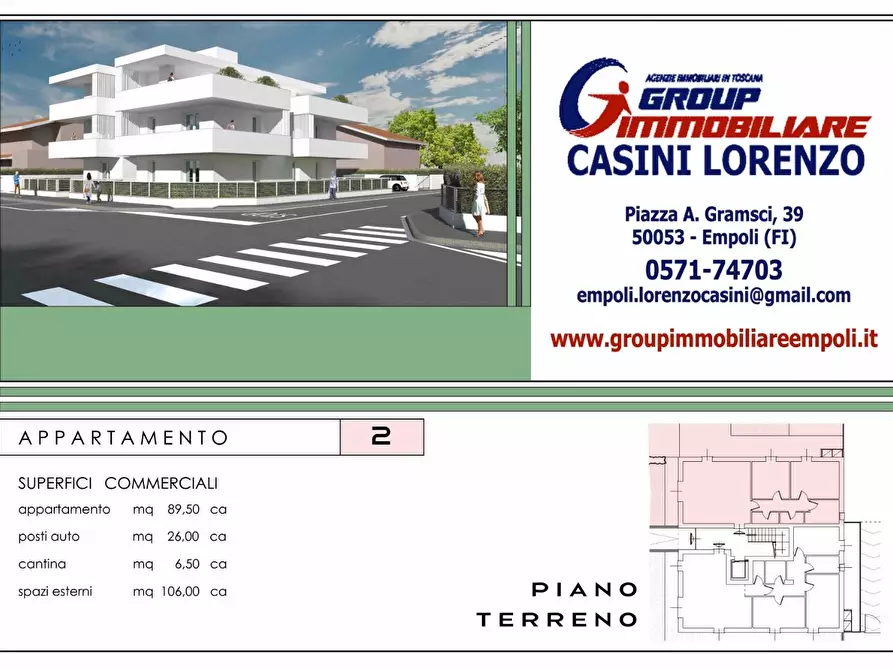 appartamento in vendita ad Empoli
