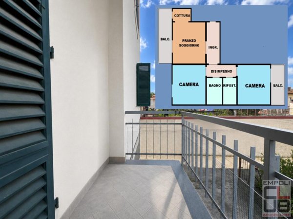 appartamento in vendita ad Empoli in zona Pozzale