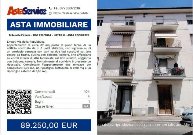 appartamento in vendita ad Empoli