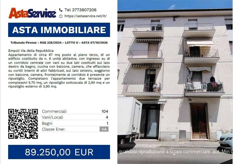 appartamento in vendita ad Empoli