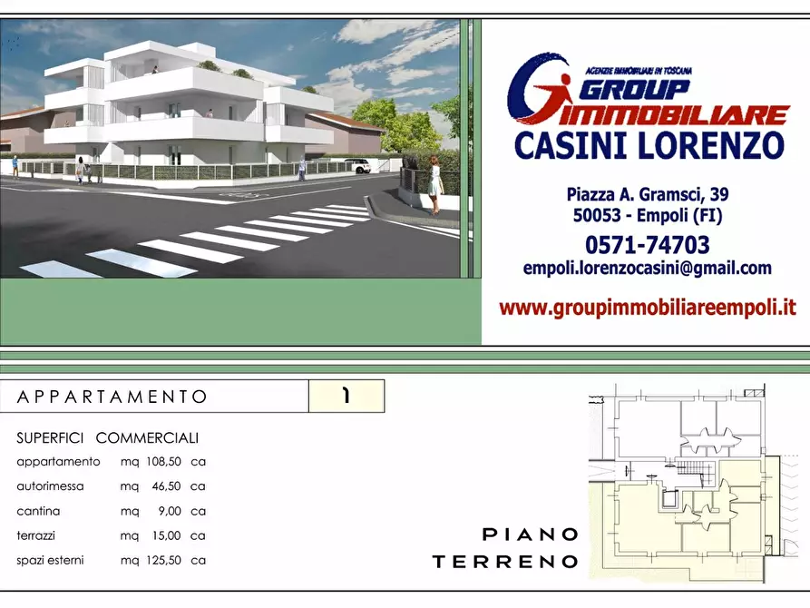 appartamento in vendita ad Empoli