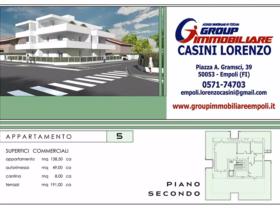 appartamento in vendita ad Empoli