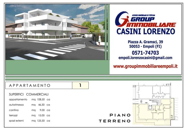 appartamento in vendita ad Empoli in zona Centro Storico