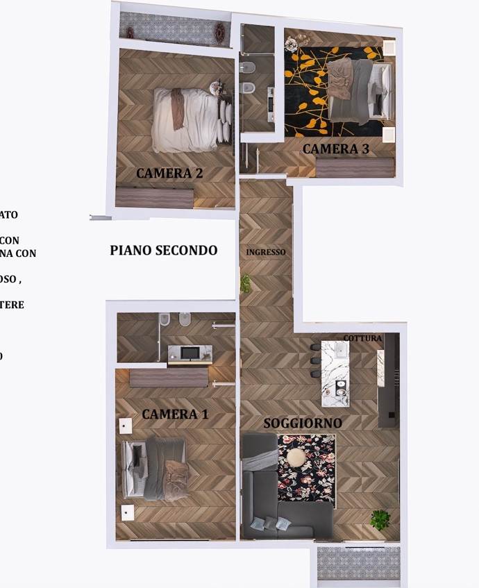 appartamento in vendita a Firenze in zona Campo di Marte