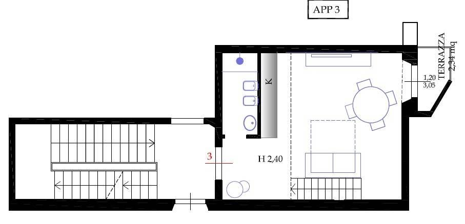 appartamento in vendita a Firenze in zona Le Cure