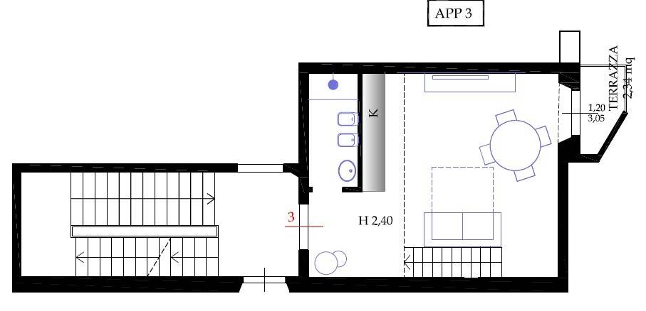 appartamento in vendita a Firenze in zona Le Cure