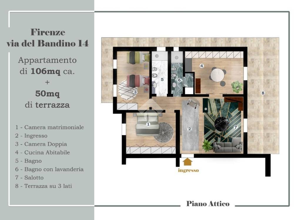appartamento in vendita a Firenze in zona Gavinana