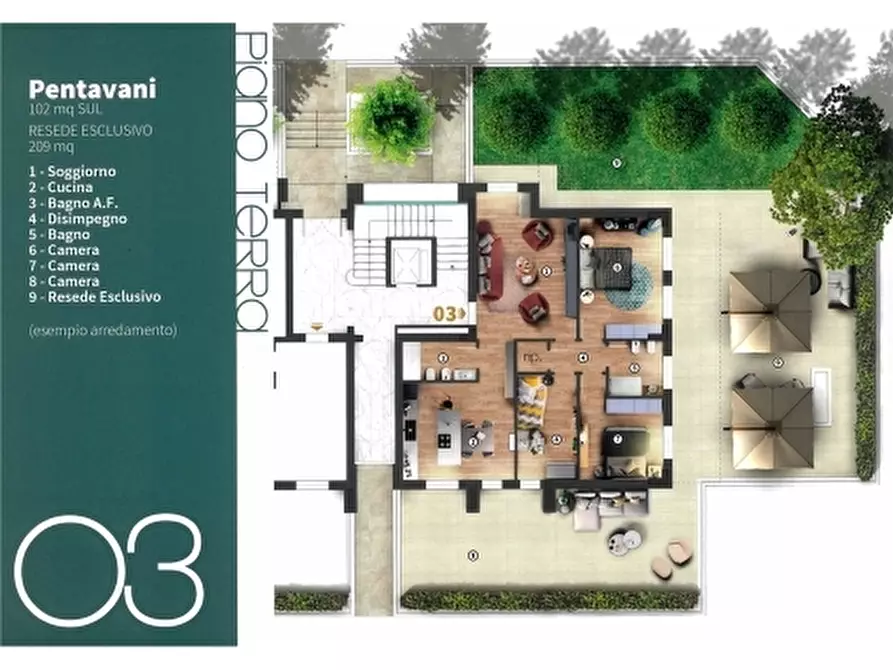 appartamento in vendita a Firenze in zona Isolotto