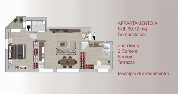 appartamento in vendita a Firenze in zona Statuto