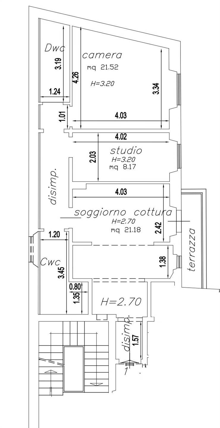 appartamento in vendita a Firenze in zona Statuto