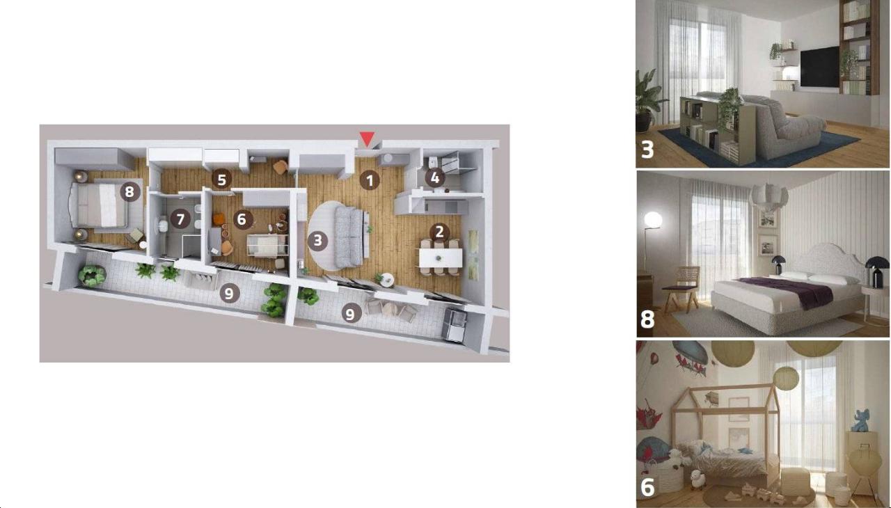 appartamento in vendita a Firenze in zona Novoli