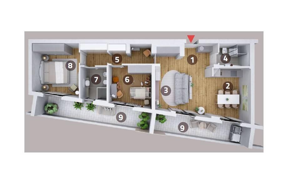 appartamento in vendita a Firenze in zona Novoli