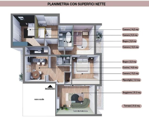 appartamento in vendita a Firenze in zona Legnaia