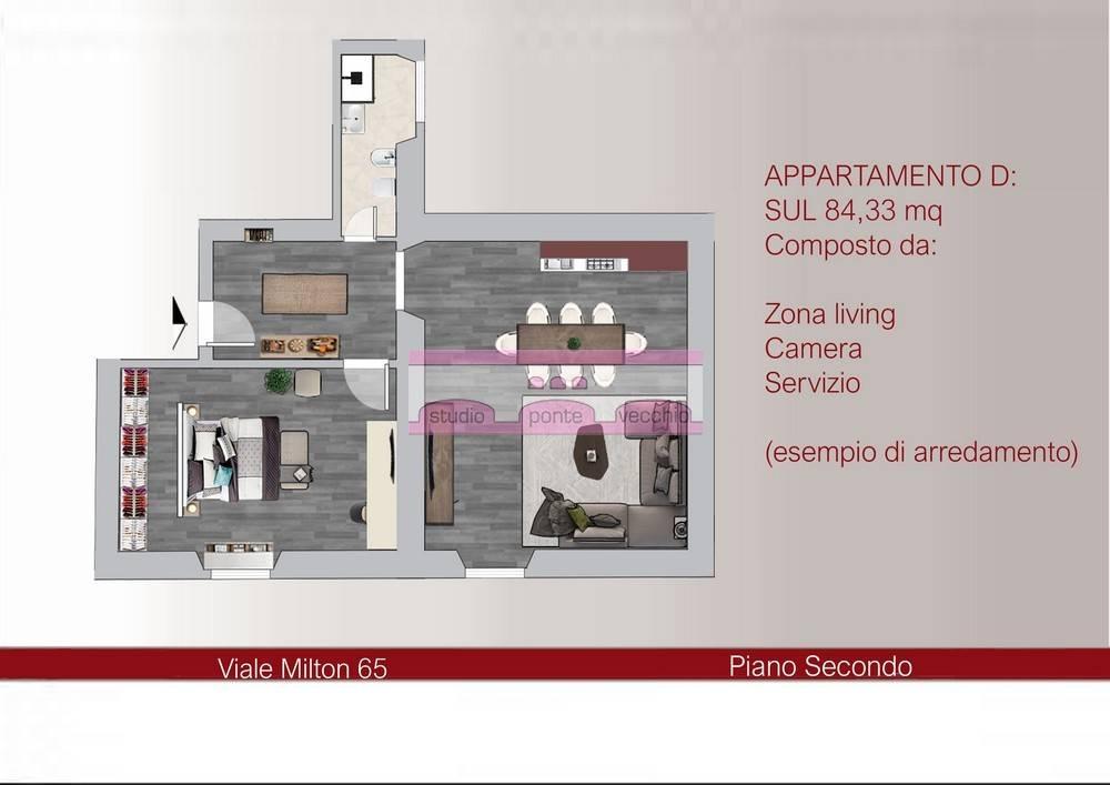 appartamento in vendita a Firenze in zona Statuto