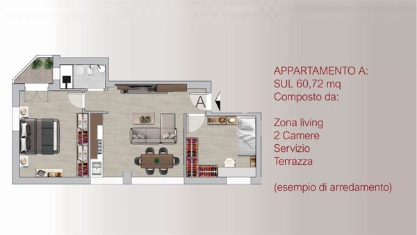appartamento in vendita a Firenze in zona Statuto