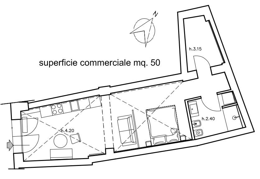 appartamento in vendita a Firenze in zona Centro San Frediano
