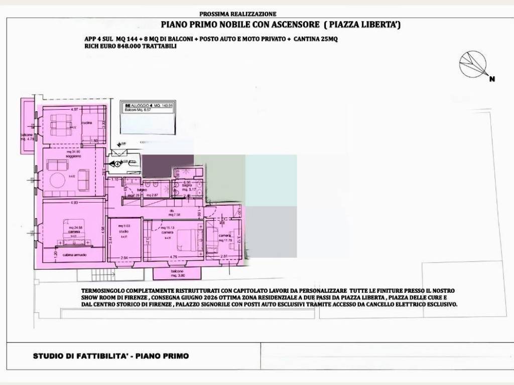 appartamento in vendita a Firenze in zona Campo di Marte