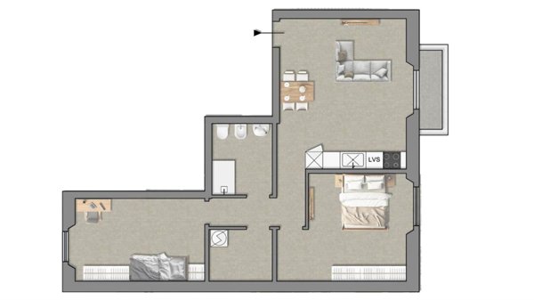 appartamento in vendita a Firenze in zona Careggi