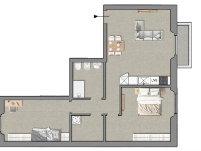 appartamento in vendita a Firenze in zona Careggi