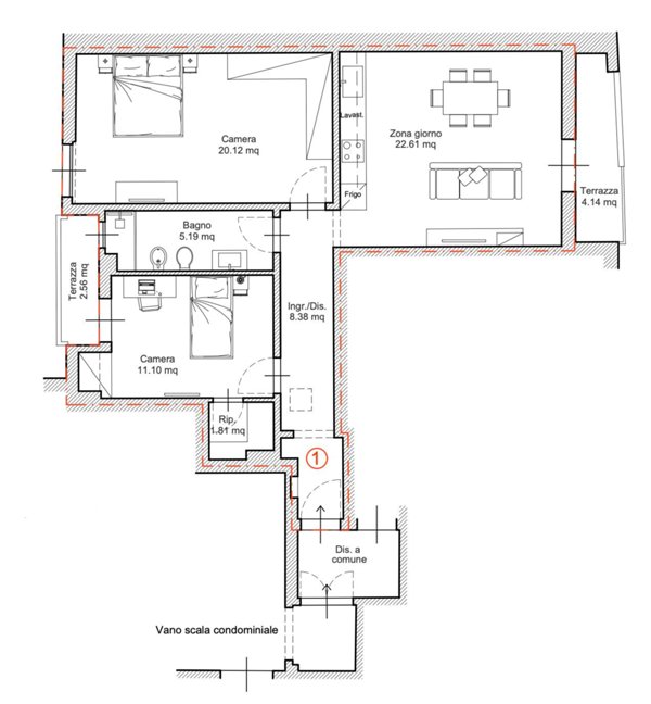 appartamento in vendita a Firenze in zona Gavinana
