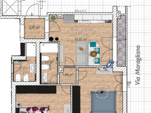 appartamento in vendita a Firenze in zona Novoli