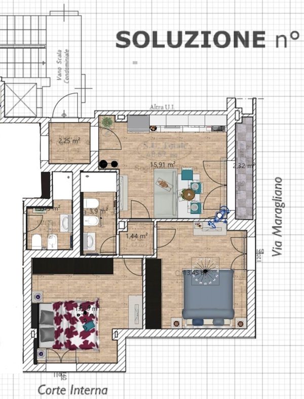 appartamento in vendita a Firenze in zona Novoli