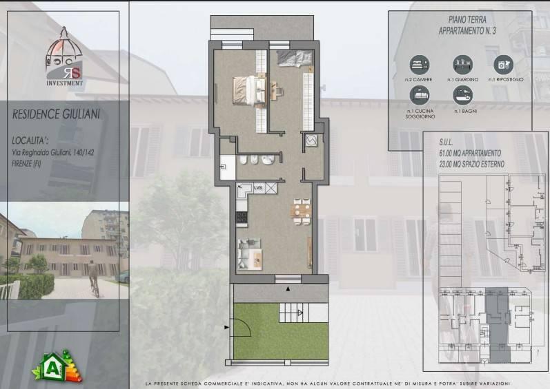 appartamento in vendita a Firenze in zona Careggi