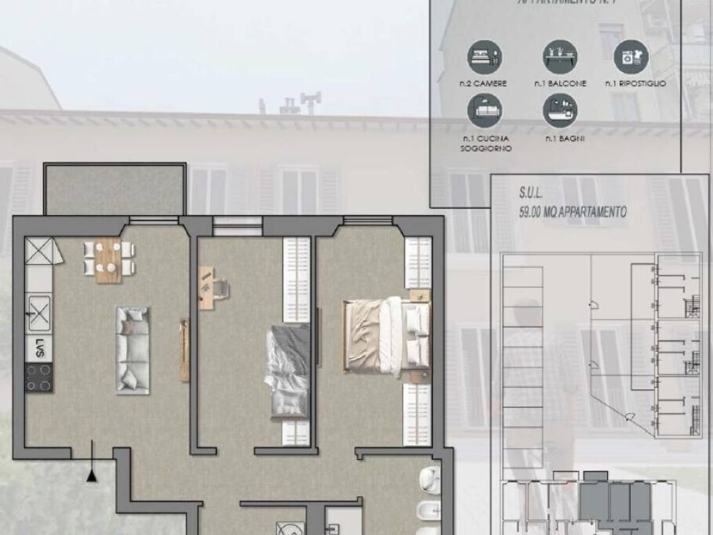 appartamento in vendita a Firenze in zona Careggi