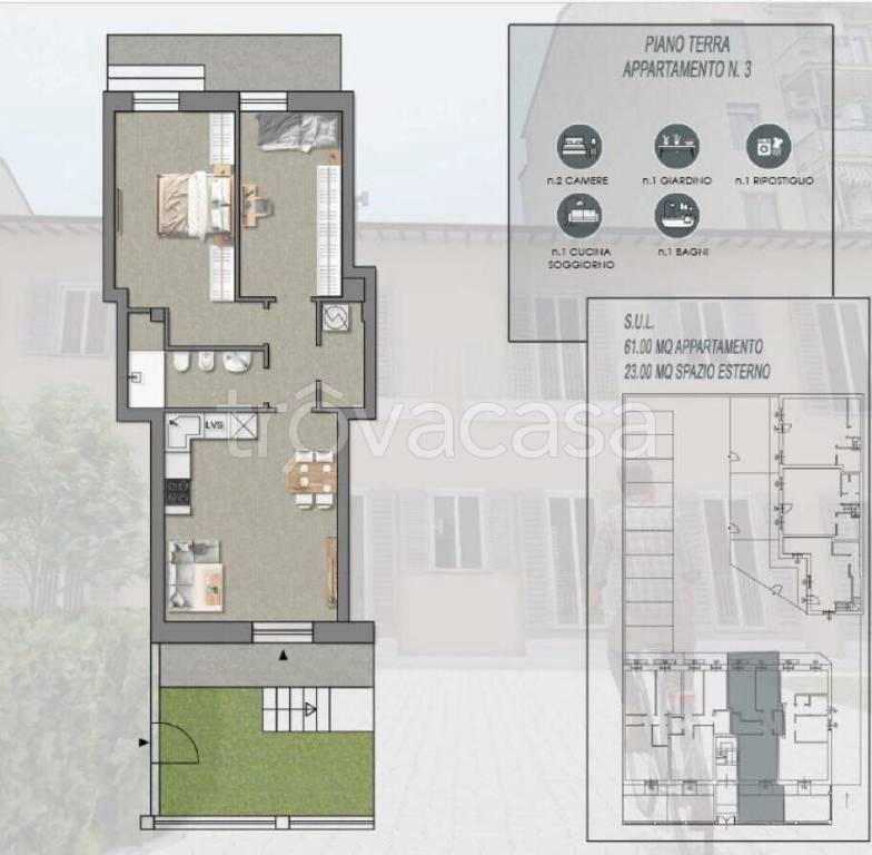 appartamento in vendita a Firenze in zona Careggi