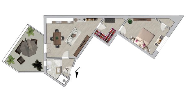 appartamento in vendita a Firenze in zona Campo di Marte