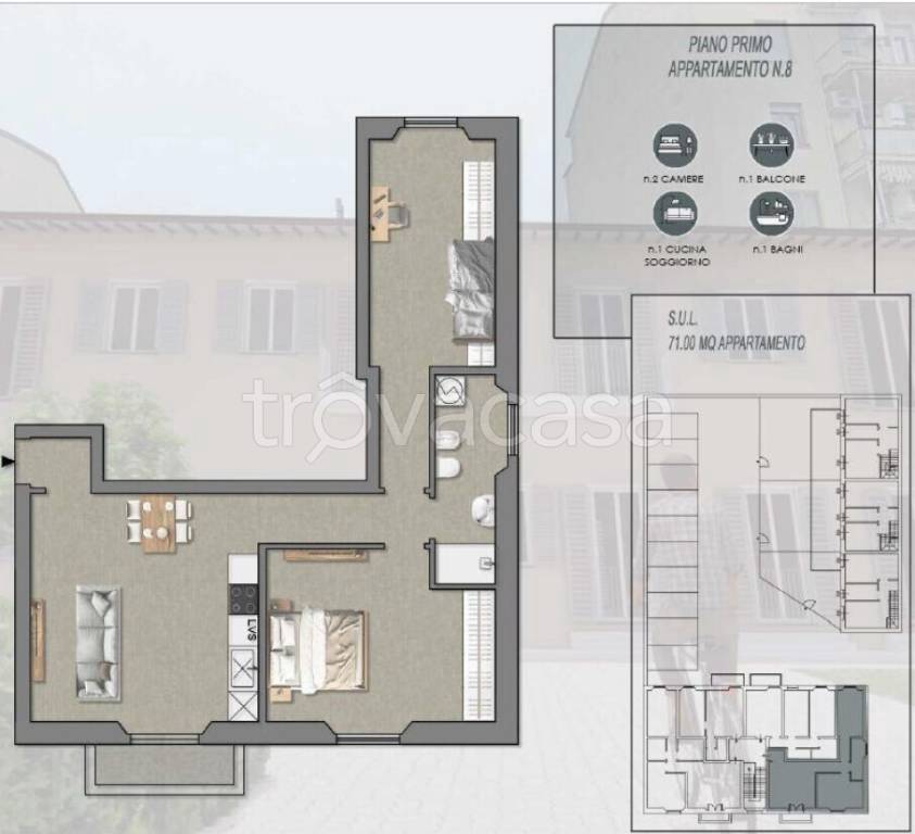 appartamento in vendita a Firenze in zona Careggi