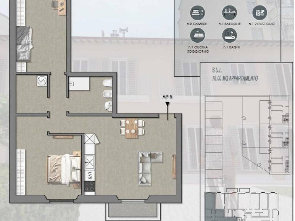 appartamento in vendita a Firenze in zona Careggi