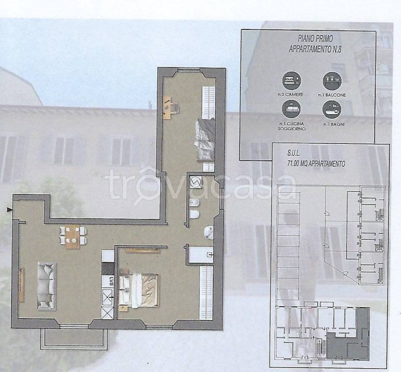 appartamento in vendita a Firenze in zona Careggi