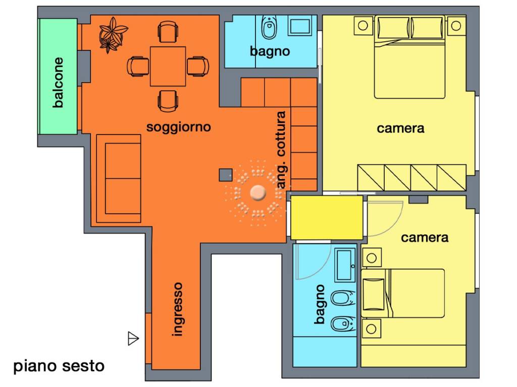 appartamento in vendita a Firenze in zona Novoli