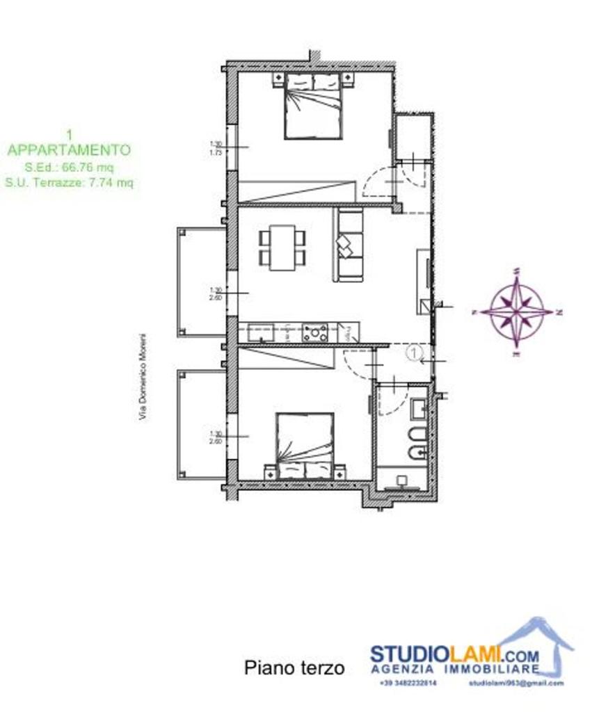 appartamento in vendita a Firenze in zona Coverciano