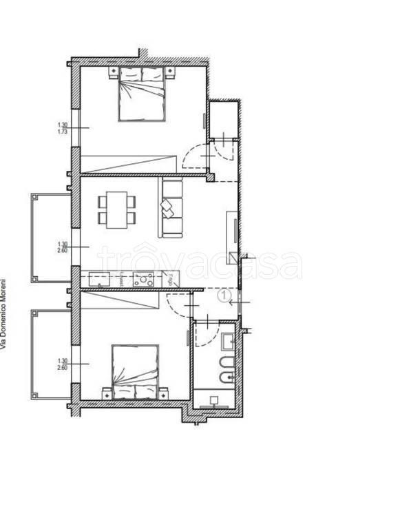 appartamento in vendita a Firenze in zona Coverciano