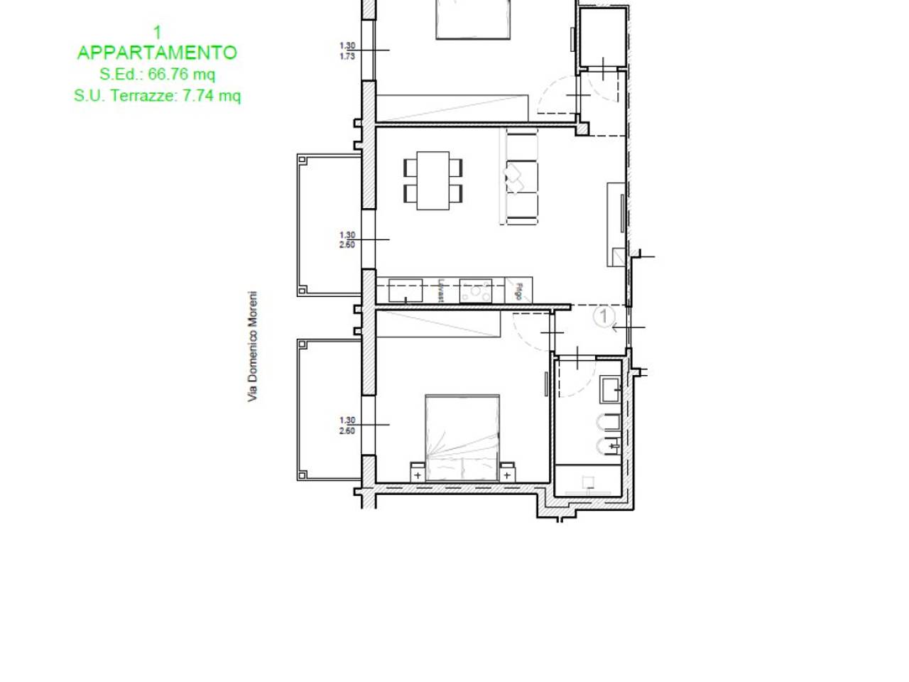 appartamento in vendita a Firenze in zona Coverciano