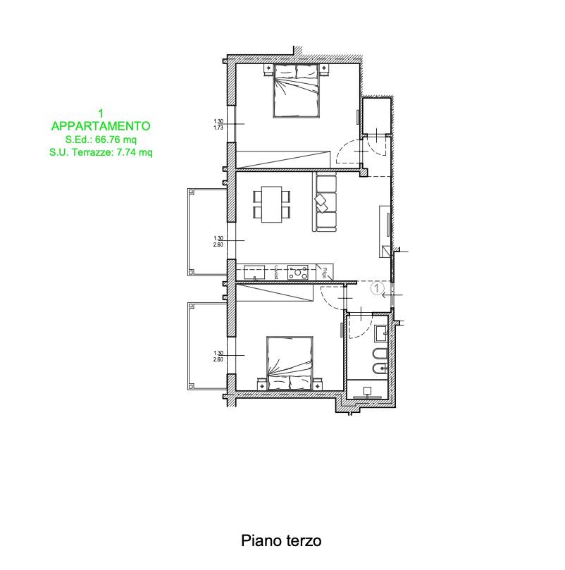 appartamento in vendita a Firenze in zona Coverciano
