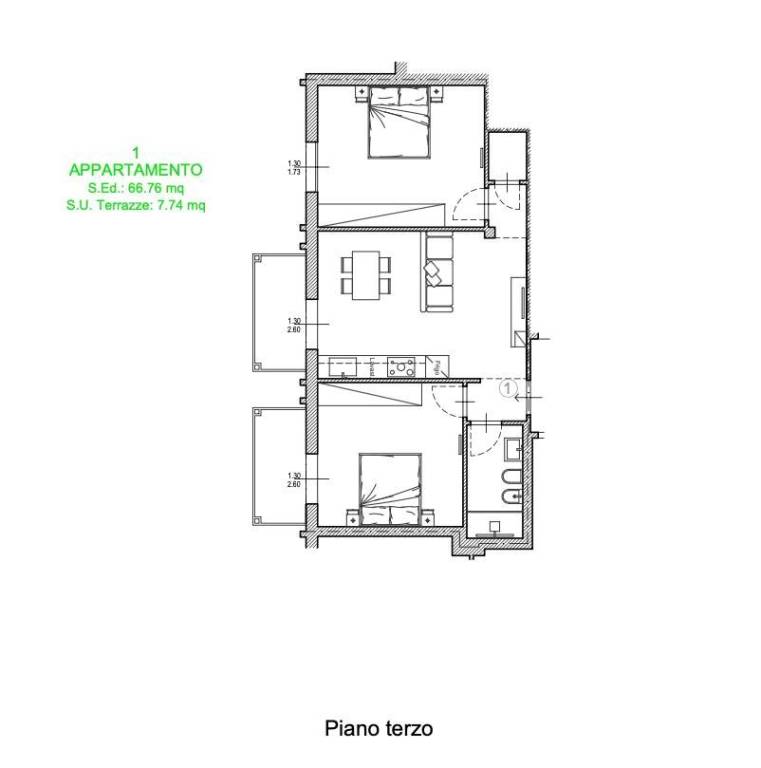 appartamento in vendita a Firenze in zona Coverciano