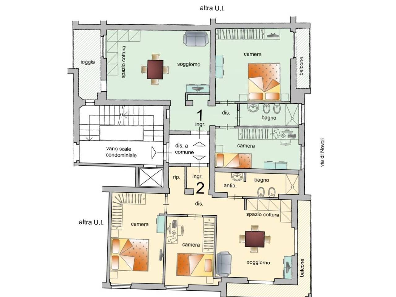 appartamento in vendita a Firenze in zona Novoli