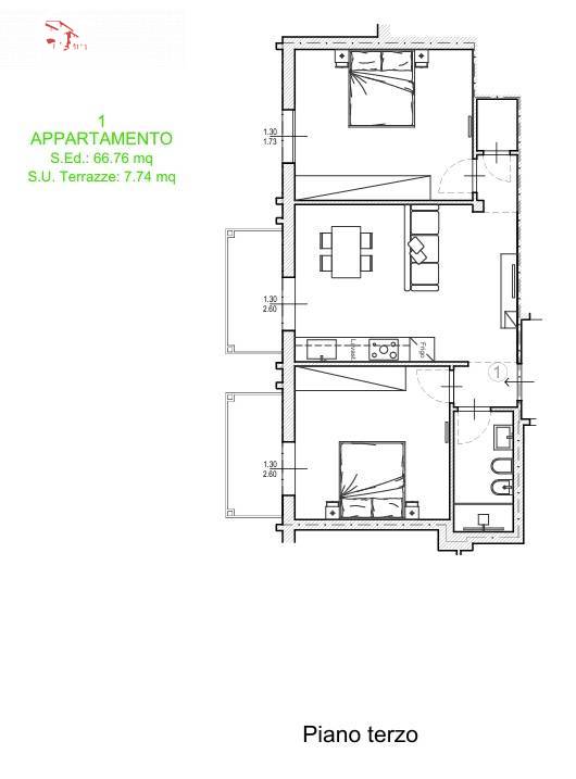 appartamento in vendita a Firenze in zona Coverciano