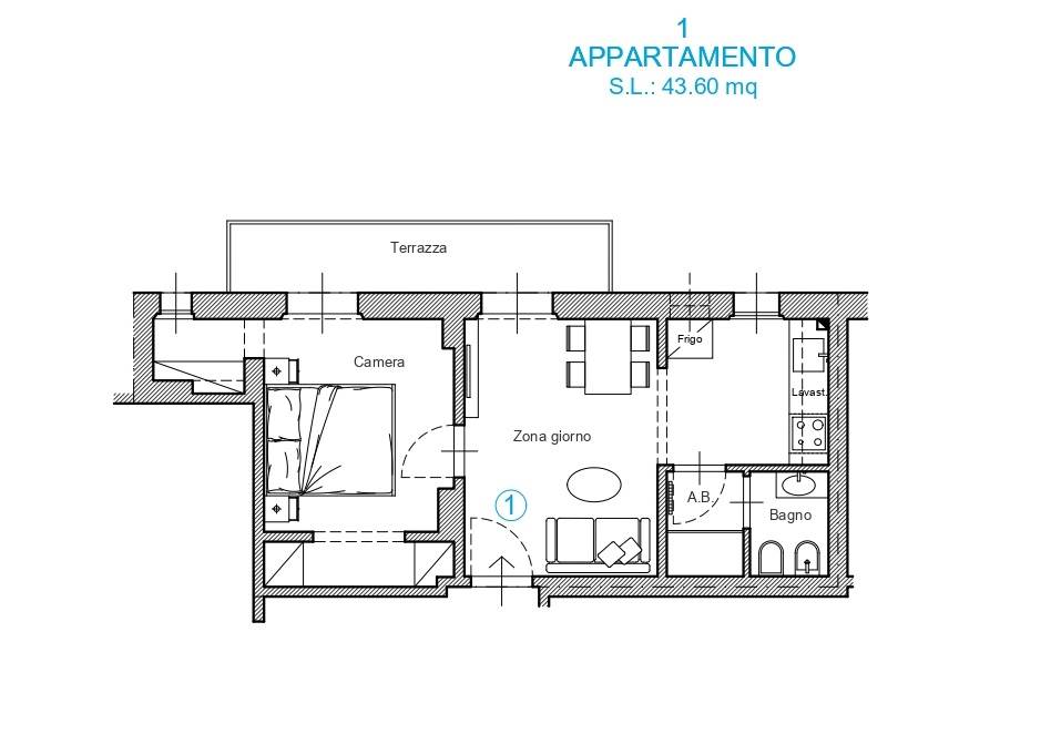 appartamento in vendita a Firenze in zona Statuto