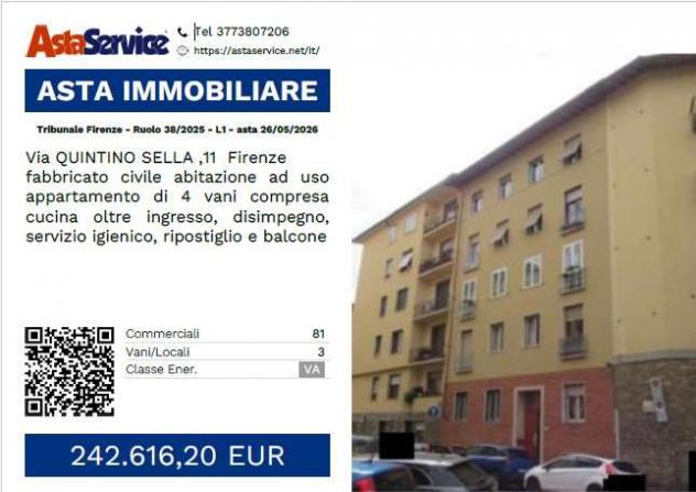 appartamento in vendita a Firenze