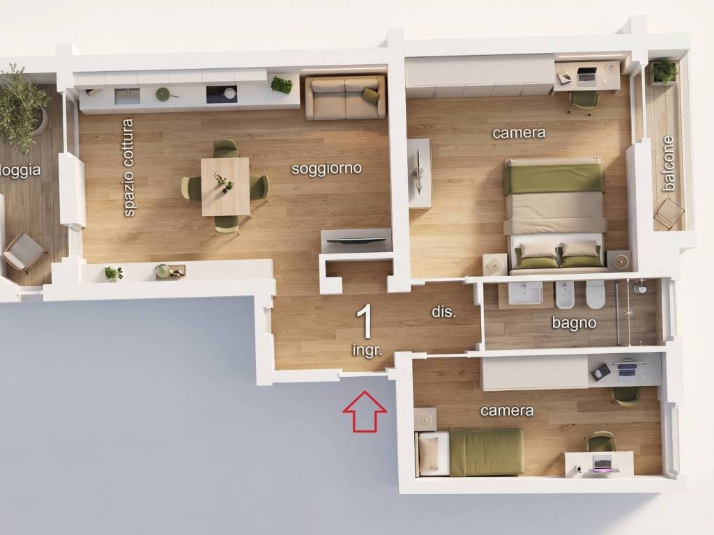 appartamento in vendita a Firenze in zona Novoli