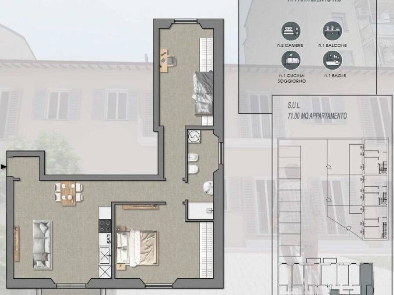 appartamento in vendita a Firenze in zona Careggi