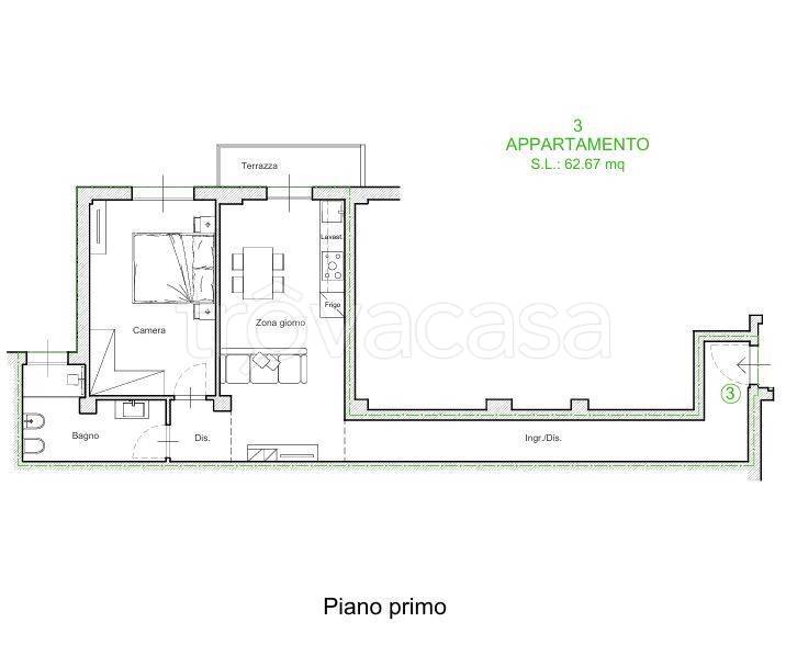 appartamento in vendita a Firenze in zona Le Cure