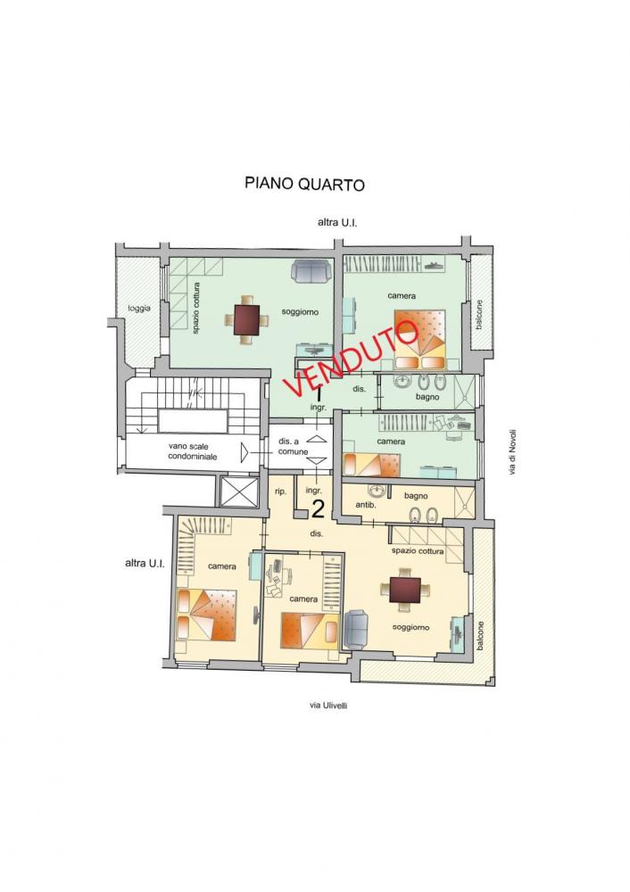 appartamento in vendita a Firenze in zona Novoli